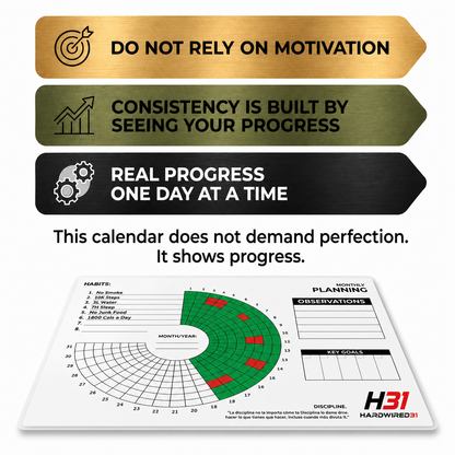 Hardwired31: 31-Day Discipline Tracker