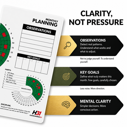 Hardwired31: 31-Day Discipline Tracker